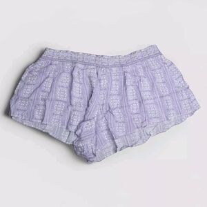 Victoria's Secret Cotton pajama shorts. Purple. Medium. Nwot